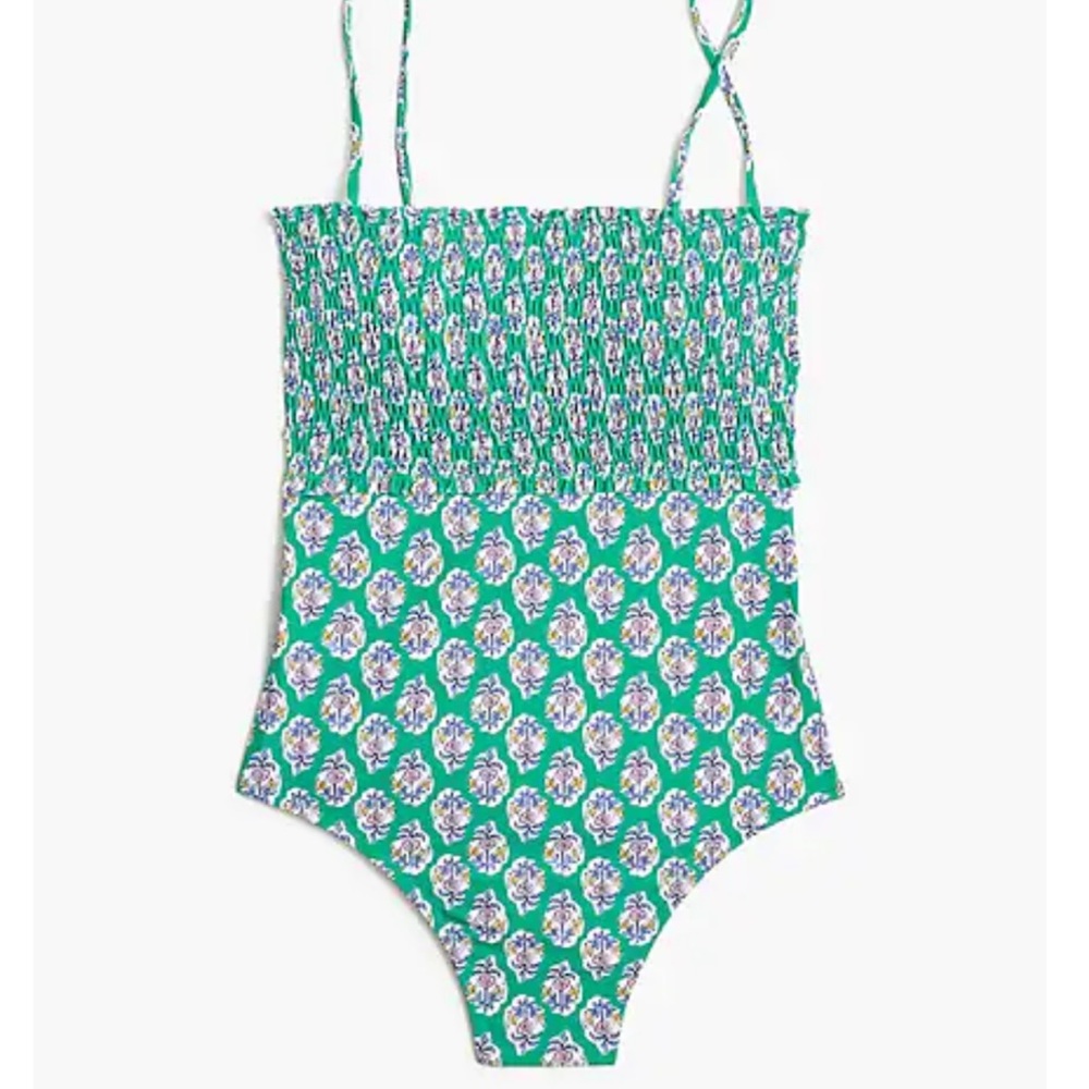 JCREW BLOCK PRINT SWIMSUIT